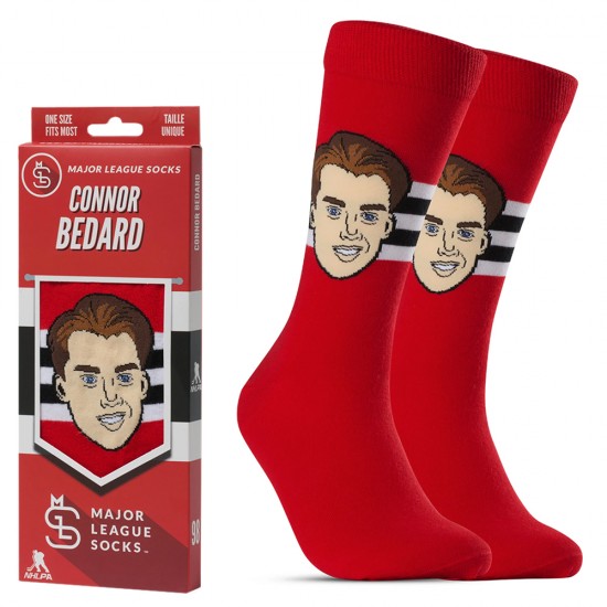 Major League Socks - Chaussettes mi-mollet LNH - Connor Bedard