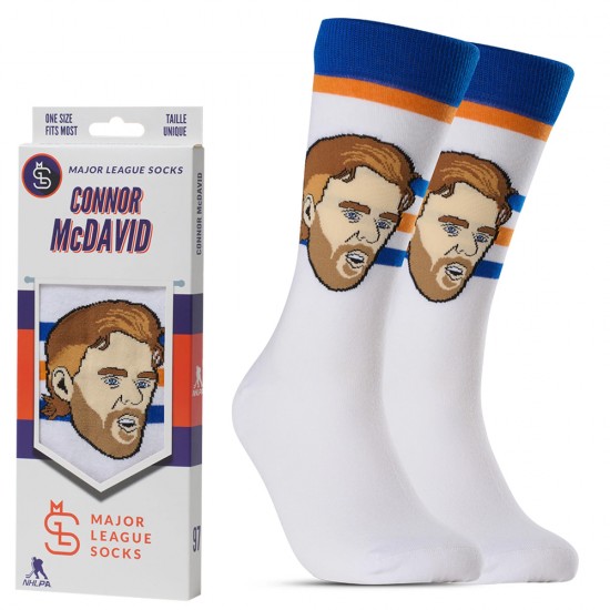 Major League Socks - Chaussettes mi-mollet LNH - Connor Mcdavid