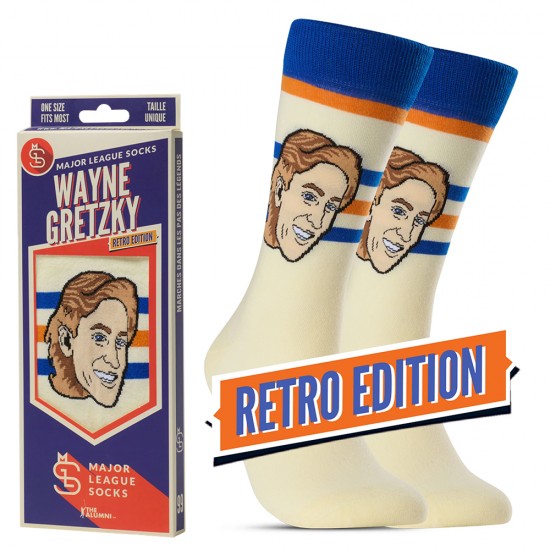 Major League Socks - Chaussettes mi-mollet LNH - Wayne Gretzky