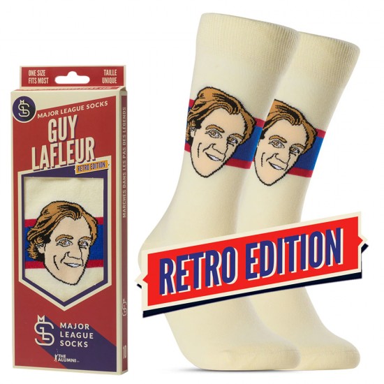 Major League Socks - Chaussettes mi-mollet LNH - Guy Lafleur