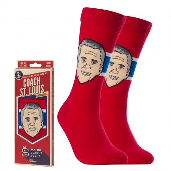 Major League Socks - Chaussettes mi-mollet LNH - Coach Marty St. Louis Bench Boss