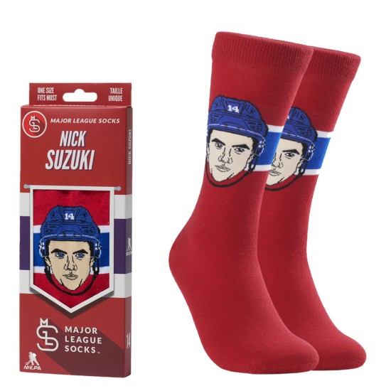 Major League Socks - Chaussettes mi-mollet LNH - Nick Suzuki