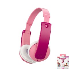 JVC - Casque Enfant Sans-fil Tinyphones avec limitateur de volume - Rose/Mauve