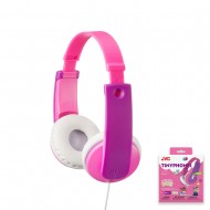 JVC - Casque Enfant Tinyphones avec limitateur de volume - Rose (à personnaliser)