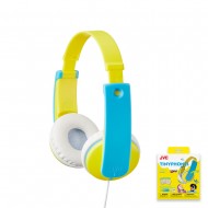 JVC - Casque Enfant Tinyphones avec limitateur de volume - Jaune (à personnaliser)