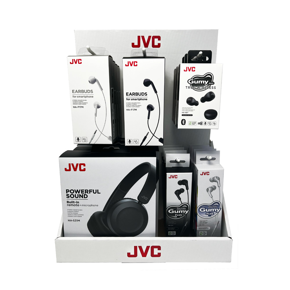 JVC - Casque Enfant Sans-fil Tinyphones avec limitateur de volume -  Bleu/Jaune