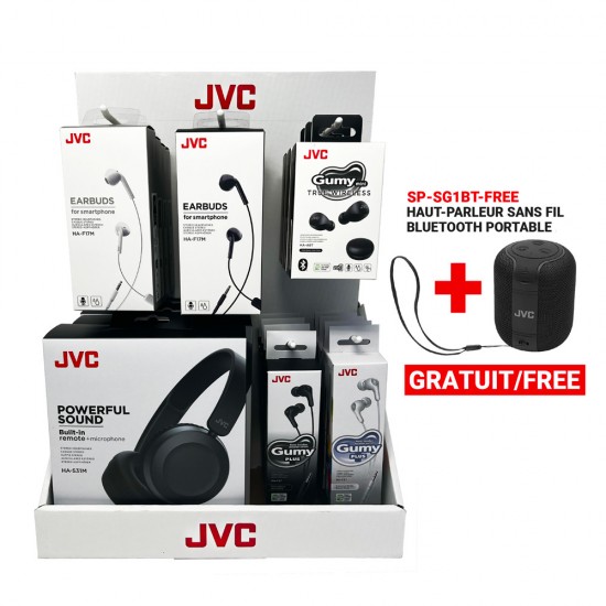 JVC - Présentoir de comptoir Pré-Pack