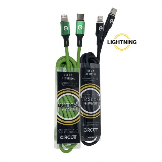 Circuit - Câble 6pi. USB-C / Lightning