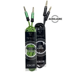 Circuit - Câble 6pi. Audio Auxiliaire 3.5mm (mâle à mâle) Circuit - Câble 6pi. Audio Auxiliaire 3.5mm (mâle à mâle)