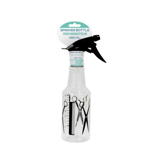 Bouteille Vaporisateur  en plastique (Motif Coiffure) 480ML