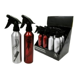 Bouteille Vaporisateur  en aluminium (Motif Coiffure) - 300ML - Présentoir de 12