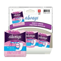 ALWAYS Always Panty Liner Regular - 20 un.