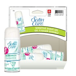 GILLETTE Gel à raser Satin Care Ultra sensitive - 70g