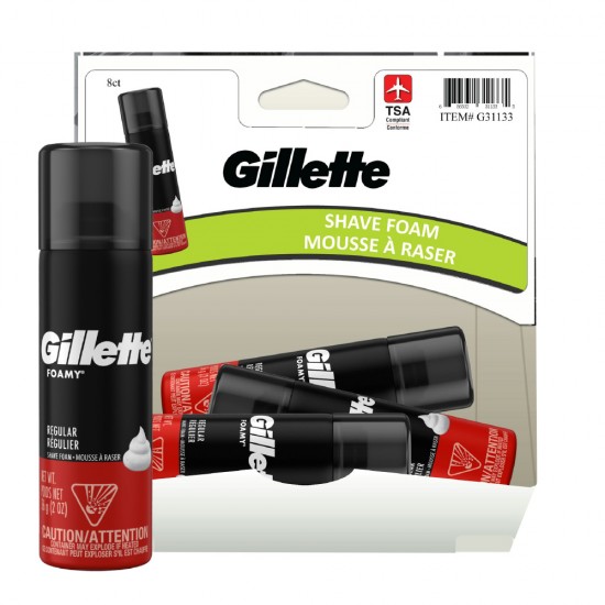 GILLETTE Mousse à raser Régulier - 56g