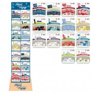 PHARMACIE Présentoir de plancher Santé & Beauté Format Voyage (14 Produits)