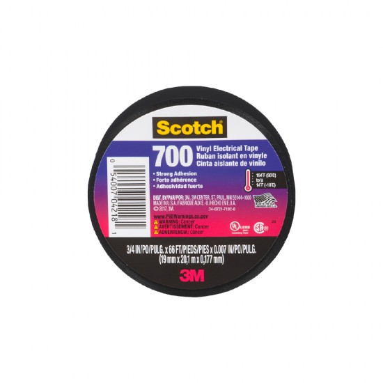 Scotch Ruban 700 isolant en vinyle noir