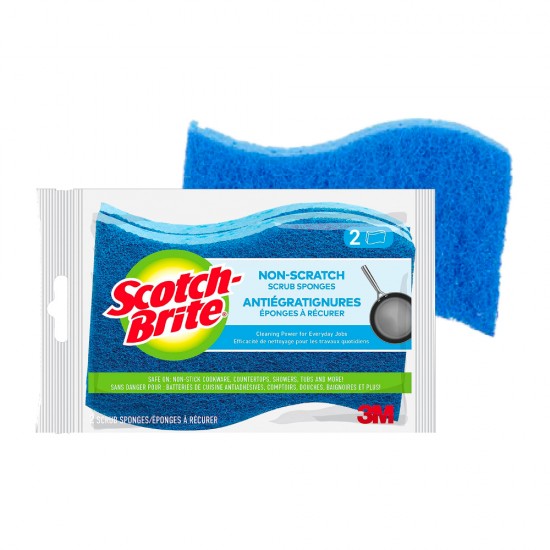 Scotch-Brite Éponge À Récurer Antiégratingure, pq/2