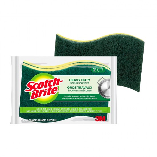 Scotch-Brite Éponge À Récurer Gros Travaux, pq/2