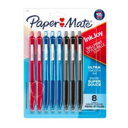 Paper Mate - 8 Stylo-bille InkJoy - 1.0 mm Paper Mate - 8 Stylo-bille InkJoy - 1.0 mm