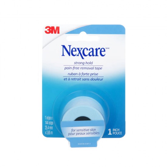 Nexcare Ruban à Forte Prise et à Retrait Sans Douleur 1’’ x 144" 1/pk