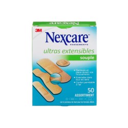 Nexcare Ultras Extensibles Souple 50/pk