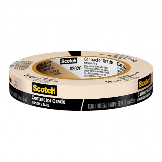 Scotch Ruban de masquage #2020 catégorie entrepreneur 18MM X 55M