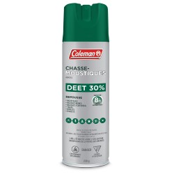 Chasse-moustiques en aérosol Coleman 30% DEET 230 gr Chasse-moustiques en aérosol Coleman 30% DEET 230 gr
