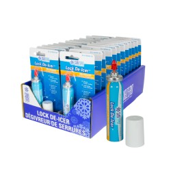 Subzero Présentoir de comptoir dégivreur/lubrifiant lock de-icer 18.5ml (24's) Subzero Présentoir de comptoir dégivreur/lubrifiant lock de-icer 18.5ml (24's)