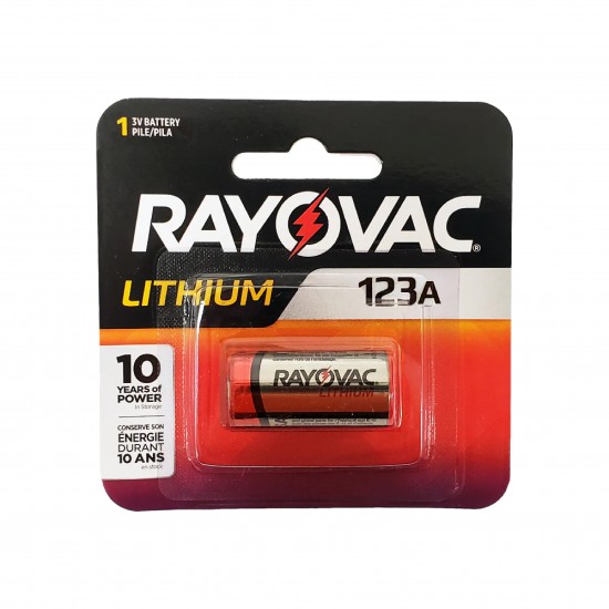 RAYOVAC LITHIUM 123