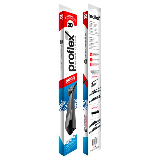 Proflex – Essuie-Glace 4 saisons - Avant - 20 Po