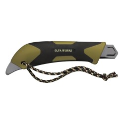 Olfa Works® - Couteau utilitaire d'extérieur - Olive