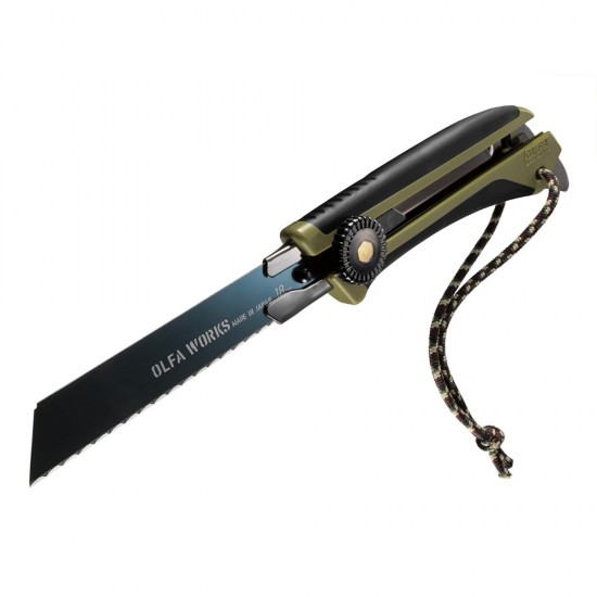 Olfa Works® - Couteau utilitaire d'extérieur - Olive