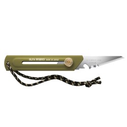 Olfa Works® - Couteau de camping utilitaire - Olive