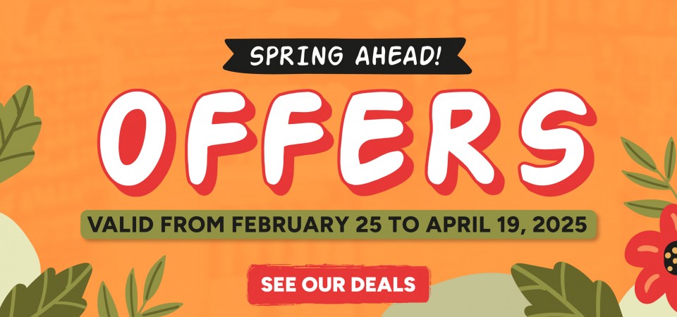 Spring Ahead Deals